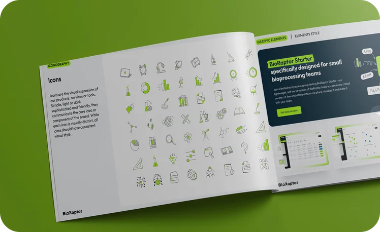 BioRaptor brand book
