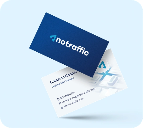 NoTraffic business cards