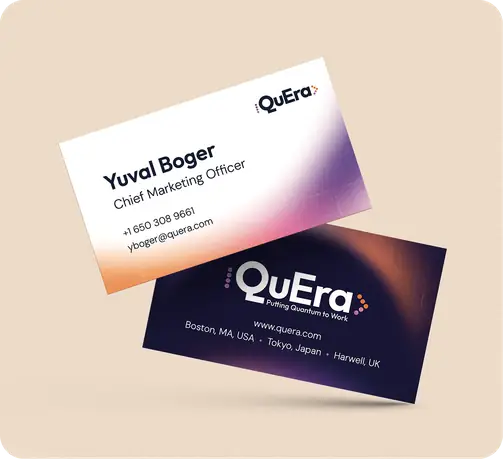 QuEra business cards