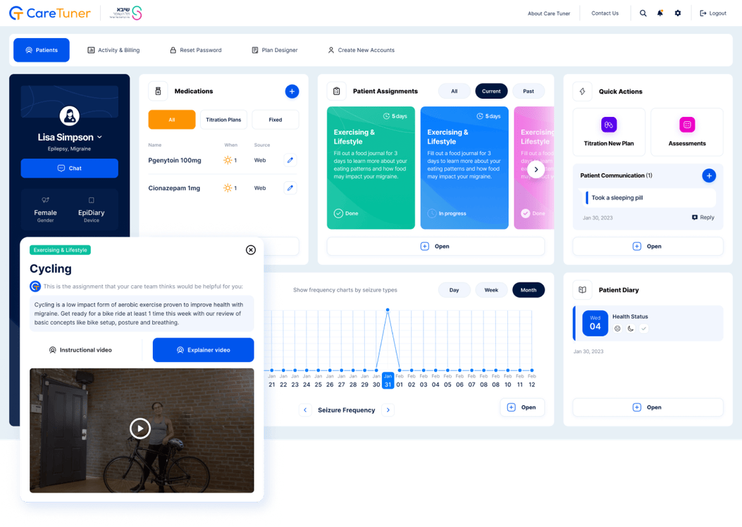 SaaS platform onboarding screens